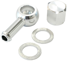 Aeroflow Performance Includes Banjo Fitting & Cap 90° Fuel Pump Banjo Kit - Silver AF49-1020S Autofit