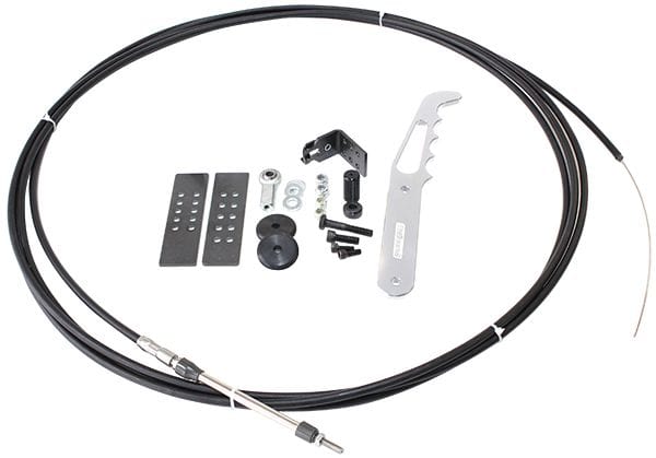 Aeroflow Performance Includes Chrome Handle & Black Accessories Parachute Release Cable Kit AF80-1000 Autofit