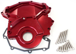 Aeroflow Performance Includes Mounting Hardware and Accepts Mechincal Fuel Pump Holden 253-304-308 Billet Timing Cover - Red Finish AF64-4358R Autofit