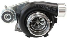 Aeroflow Performance Internal Wastegate, T25 / T28 Inlet Flange, 5-Bolt Exhaust Flange BOOSTED 4647 .86 Turbocharger 475HP, Hi Temp Black Finish AF8005-2001BLK Autofit