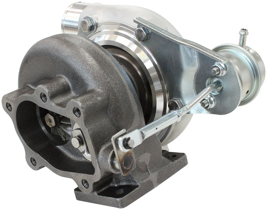 Aeroflow Performance Internal Wastegate, T25 / T28 Inlet Flange, 5-Bolt Exhaust Flange BOOSTED 4647 .86 Turbocharger 475HP, Natural Cast Finish AF8005-2001 Autofit