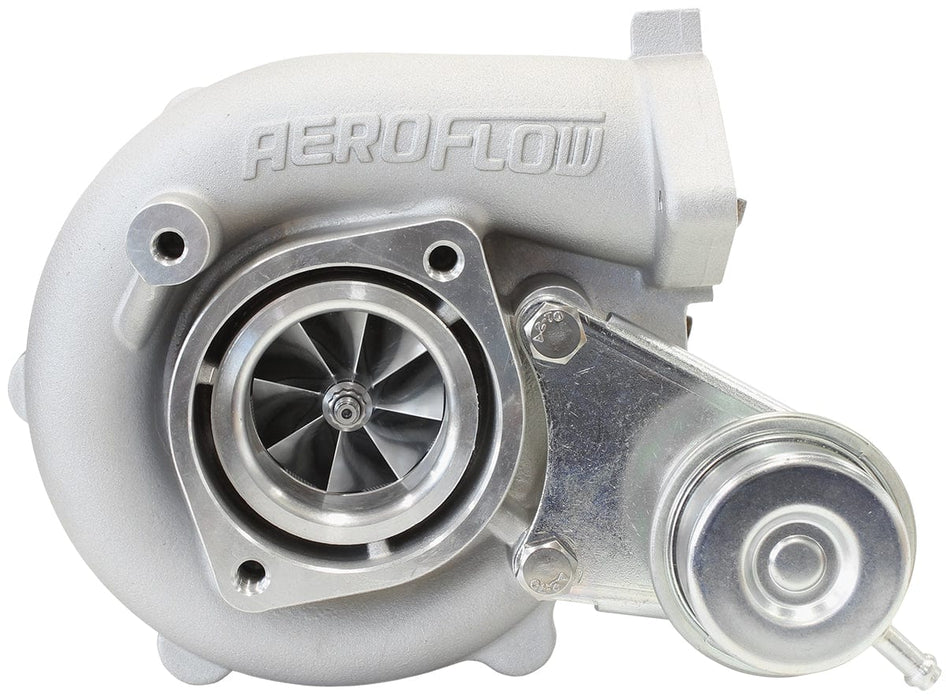 Aeroflow Performance Internal Wastegate, T25 / T28 Inlet Flange, 5-Bolt Exhaust Flange BOOSTED 4647 NISSAN .64 Turbocharger 440HP, Natural Cast Finish AF8005-2002 Autofit