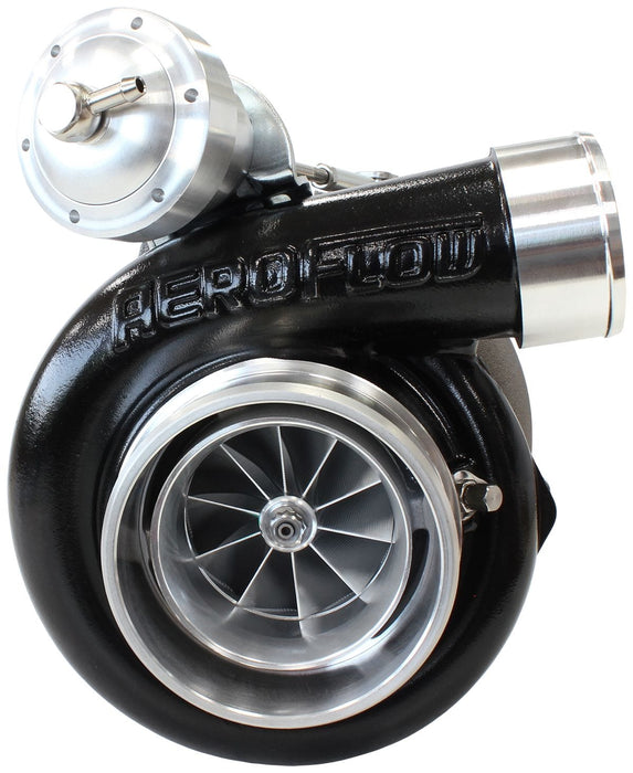 Aeroflow Performance Internal Wastegate, T3 Inlet Flange, BA-BF XR6 5-Bolt Exhaust Flange BOOSTED 6762 XR6 1.06 Turbocharger 1000HP, Hi Temp Black Finish AF8005-3019BLK Autofit