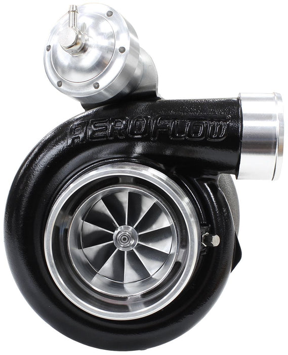 Aeroflow Performance Internal Wastegate, T3 Inlet Flange, BA-BF XR6 5-Bolt Exhaust Flange BOOSTED 6762 XR6 1.15 Turbocharger 1000HP, Hi Temp Black Finish AF8005-3018BLK Autofit