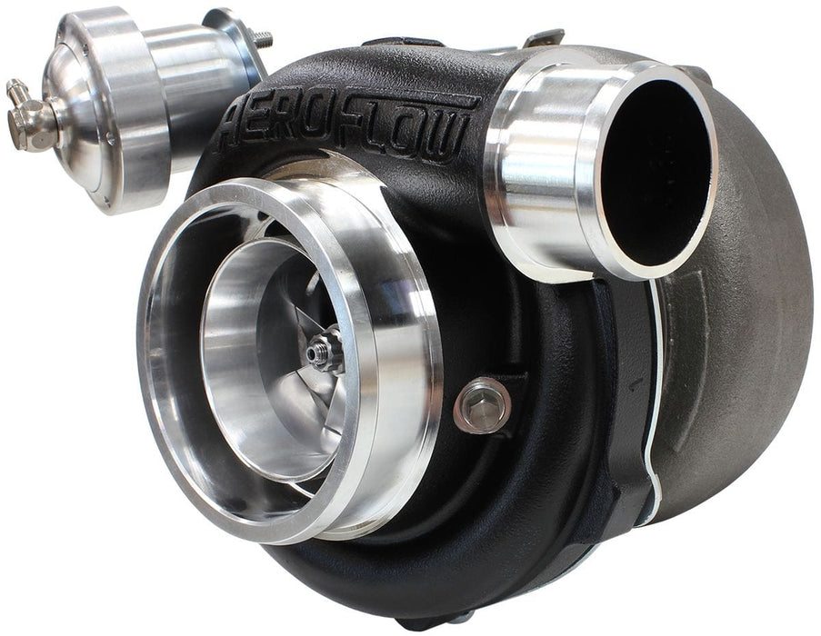Aeroflow Performance Internal Wastegate, T3 Inlet Flange, FG XR6 5-Bolt Exhaust Flange BOOSTED 5862 XR6 1.06 Turbocharger 750HP, Hi Temp Black Finish AF8005-3013BLK Autofit