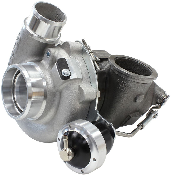 Aeroflow Performance Internal Wastegate, V-Band Inlet & Exhaust Flanges BOOSTED 4849 .72 Turbocharger 550HP, Natural Cast Finish AF8005-2013 Autofit