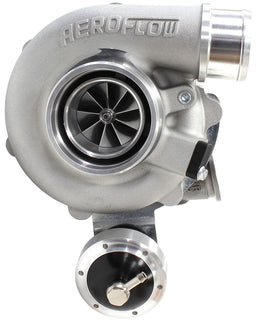 Aeroflow Performance Internal Wastegate, V-Band Inlet & Exhaust Flanges BOOSTED 4849 .72 Turbocharger 550HP, Natural Cast Finish AF8005-2013 Autofit