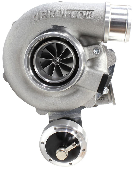 Aeroflow Performance Internal Wastegate, V-Band Inlet & Exhaust Flanges BOOSTED 4849 .72 Turbocharger 550HP, Natural Cast Finish AF8005-2013 Autofit