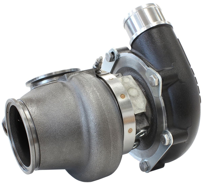 Aeroflow Performance Internal Wastegate, V-Band Inlet & Exhaust Flanges BOOSTED 5449 .72 Turbocharger 660HP, Hi Temp Black Finish AF8005-2018BLK Autofit
