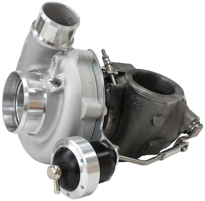 Aeroflow Performance Internal Wastegate, V-Band Inlet & Exhaust Flanges BOOSTED 5449 .72 Turbocharger 660HP, Natural Cast Finish AF8005-2018 Autofit