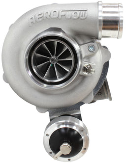Aeroflow Performance Internal Wastegate, V-Band Inlet & Exhaust Flanges BOOSTED 5449 .72 Turbocharger 660HP, Natural Cast Finish AF8005-2018 Autofit
