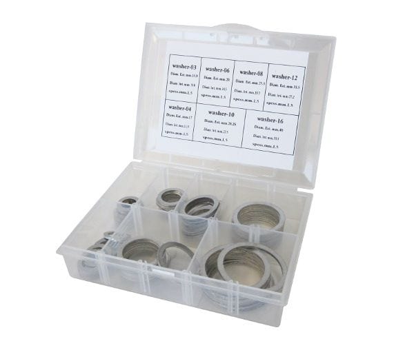 Aeroflow Performance Kit Contains 10 of Each Size Aluminium Washer Kit suit -3AN to -20AN AF177-KIT Autofit