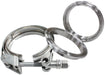Aeroflow Performance Kit Includes 2 x Aluminium Weld Rings and 1 x Stainless Steel Clamp 2-1/4" (57mm) V-Band Clamp Kit with Aluminium Weld Flanges AF92-2250D Autofit