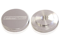 Aeroflow Performance Low profile perfect for tight clearance applications, 1/4" UNC Polished Billet Air Cleaner Nut AF55-1002 Autofit