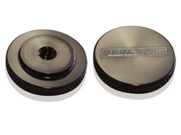 Aeroflow Performance Low profile perfect for tight clearance applications, 5/16" UNC Black Billet Air Cleaner Nut AF55-1003BLK Autofit