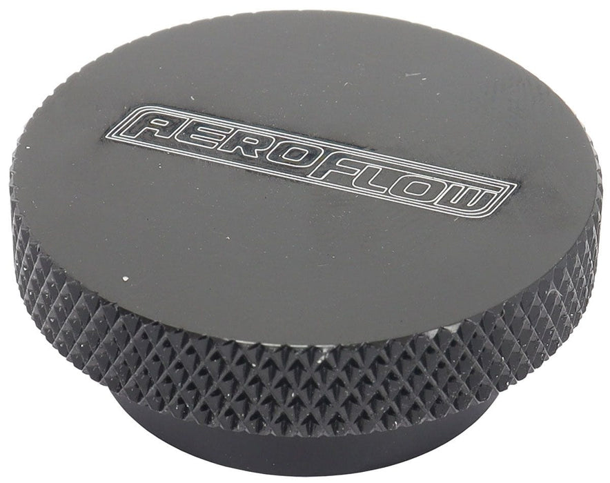 Aeroflow Performance Low profile with a tall step down to suit Full Flow Air Cleaner Lid Black Billet Air Cleaner Nut 1/4" UNC AF55-1009BLK Autofit