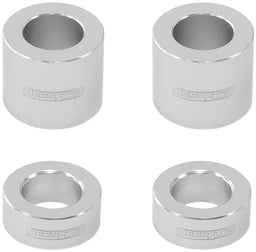 Aeroflow Performance M6 (1/4") 4-Pack Billet Aluminium Bolt Spacers, Silver AF64-4375 Autofit