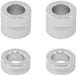 Aeroflow Performance M6 (1/4") 4-Pack Billet Aluminium Bolt Spacers, Silver AF64-4375 Autofit