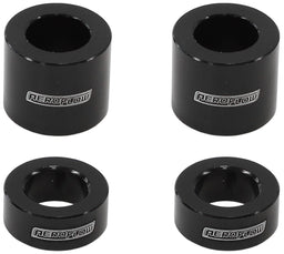 Aeroflow Performance M8 (5/16") 4-Pack Billet Aluminium Bolt Spacers, Black AF64-4376BLK Autofit