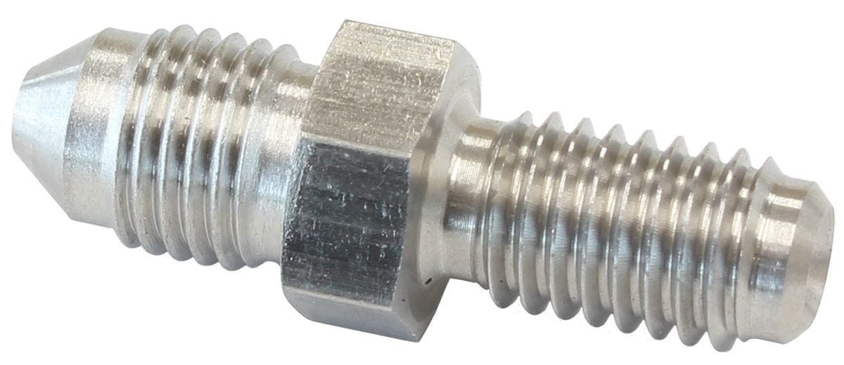 Aeroflow Performance Male -3AN to M8 x 1.25 Dual Seat Adapter AF339-03 Autofit