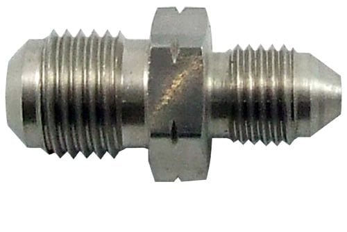Aeroflow Performance Male -3AN to Male -3AN (Short) Stainless Steel Male Flare Union Fitting -3AN AF360-03 Autofit