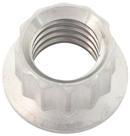 Aeroflow Performance Natural Finish, Sold Single. 3/8" Titanium 12 Point Nut AF3514-0010 Autofit