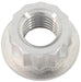 Aeroflow Performance Natural Finish, Sold Single. M10 x 1.50mm Titanium 12 Point Nut AF3504-0010 Autofit
