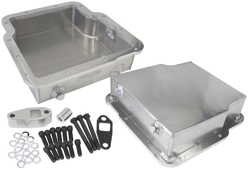 Aeroflow Performance Natural Finish. Suit Holden Trimatic 3.25" Deep Fabricated Transmission Pan including Filter Extension AF72-3005 Autofit