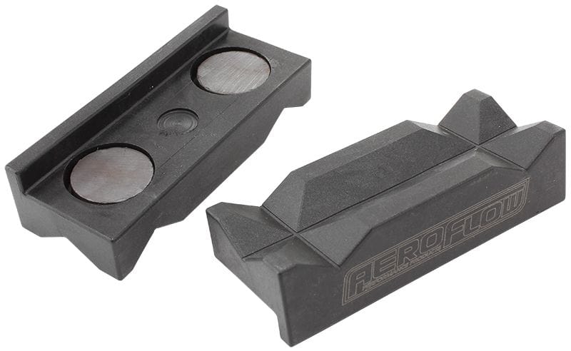 Aeroflow Performance Nylon Magnetic Vice Jaws - Black AF98-2002 Autofit