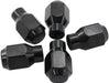 Aeroflow Performance Pack of 5, 60 Degree Taper with 0.300" Shank Conical ET Style Closed Black Wheel Nuts - 1/2-20" AF3022-4000 Autofit