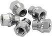 Aeroflow Performance Pack of 5, 60 Degree Taper with 0.300" Shank Conical ET Style Open Chrome Wheel Nuts - M12 x 1.50mm AF3036-4000 Autofit