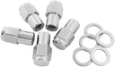 Aeroflow Performance Pack of 5, Washer Seat with Shank 0.750" Shank Closed Chrome Wheel Nuts - M12 x 1.50mm AF3046-7000 Autofit