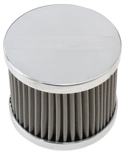 Aeroflow Performance Polished Finish. Stainless Steel Billet Breather with -8AN Female Thread AF77-2002 Autofit