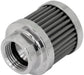 Aeroflow Performance Polished Finish Stainless Steel Small Billet Breather with -10AN Female Thread AF77-2004 Autofit