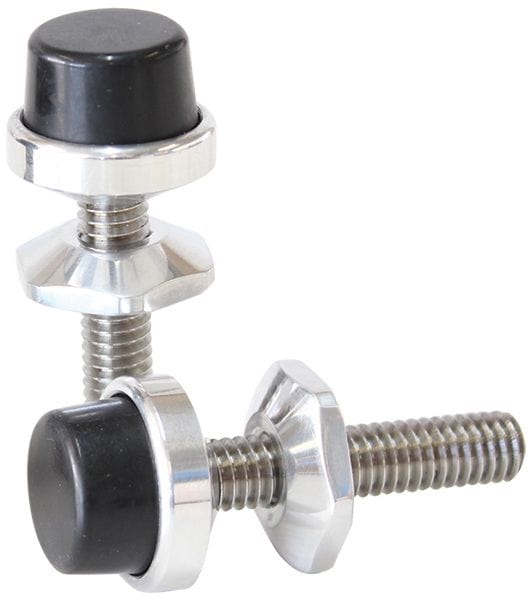 Aeroflow Performance Polished Finish Universal Billet Bonnet Adjusters with 5/16" UNC Thread AF64-4101 Autofit