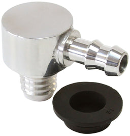 Aeroflow Performance Polished Finish. Universal Billet Brake Booster Valve with 3/8" Barb AF350-01 Autofit