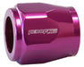Aeroflow Performance Purple Finish. Suits -8AN Hose Hex Hose Finisher 11/16" (18mm) I.D AF150-08PUR Autofit