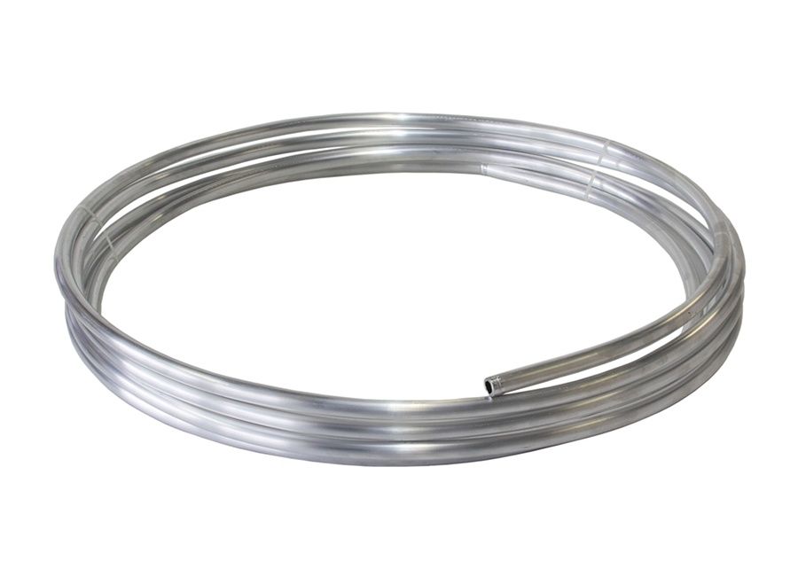 Aeroflow Performance Raw Finish Aluminium Fuel Line 5/16" (7.9mm) 25ft (7.6m) Length Roll AF66-2999 Autofit
