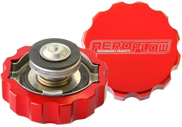 Aeroflow Performance Red Billet Radiator Cap Small Style suit 32mm Water Neck AF64-5032R Autofit