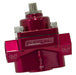 Aeroflow Performance Red Finish. 4.5-9 psi Adjustable Billet 2-Port Fuel Pressure Regulator with 3/8" NPT Ports AF49-4000R Autofit