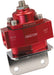 Aeroflow Performance Red Finish. 4.5-9 psi Adjustable Billet 2-Port Fuel Pressure Regulator with -8 ORB Ports AF49-3000R Autofit