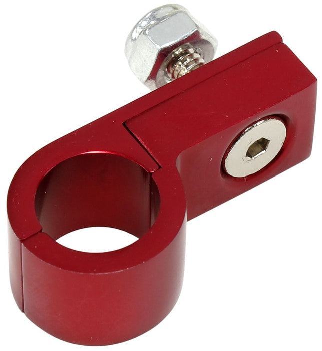 Aeroflow Performance Red Finish Billet Aluminium P-Clamp 3/8" (9.5mm) AF157-06R Autofit