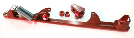 Aeroflow Performance Red Finish Billet Throttle Cable Bracket 4500 Dominator Style AF64-2002R Autofit