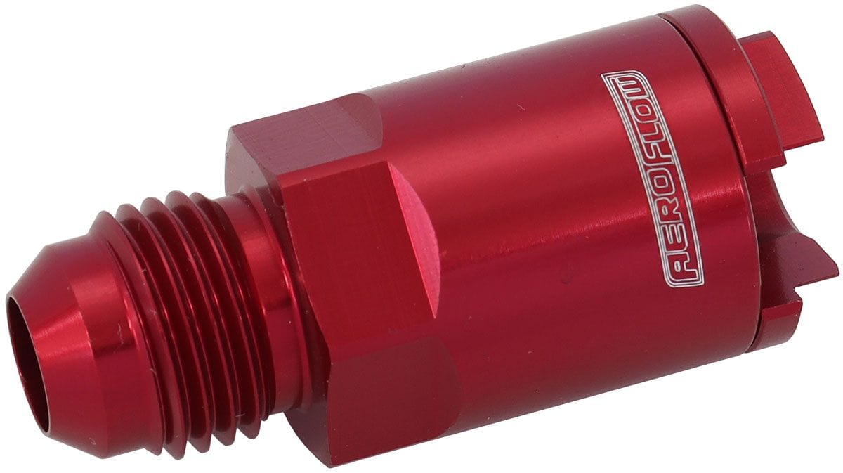Aeroflow Performance Red Finish Push-On EFI Fuel Fitting 5/16" Return Side AF808-01R Autofit