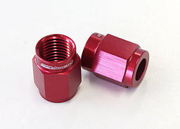 Aeroflow Performance Red Finish. Suits Aeroflow, Moroso & Russell Tubing -3AN to 3/16" Aluminium Tube Nut - Red Finish AF818-03R Autofit