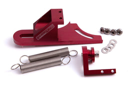 Aeroflow Performance Red Finish Suits throttle cable bracket part number AF64-2026R sold s Billet Return Spring Assembly 4150 Style AF64-2031R Autofit