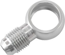 Aeroflow Performance Silver Finish 18mm to -6AN Alloy Banjo Fitting AF728-06S Autofit