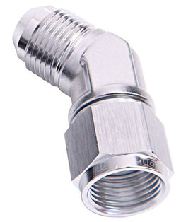Aeroflow Performance Silver Finish 45° Female/Male Flare Swivel -10AN AF142-10S Autofit