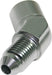 Aeroflow Performance Silver Finish 45° Female NPT to Male AN Adapter 1/8" to -3AN AF371-03S Autofit