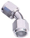 Aeroflow Performance Silver Finish 45° Female Swivel Coupler -10AN AF132-10S Autofit